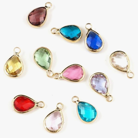 Handmade Drop dangle light Pink Sheer Sparkling Czech Crystal Pierced Earrings - Picture 12 of 15